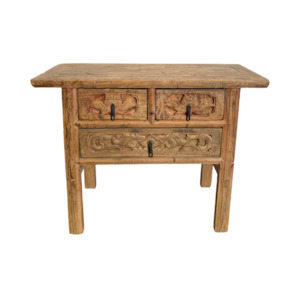 Oriental Carved Console