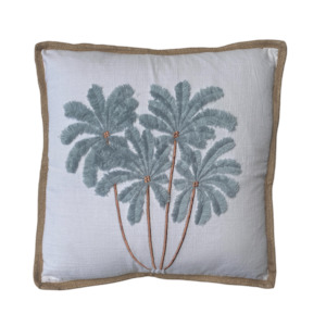 Fullpricehomewares: White and Blue Cushion