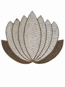 Shell Lotus Wall Hanging