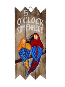 Wall Decor: It's 5 O'Clock Somewhere Sign