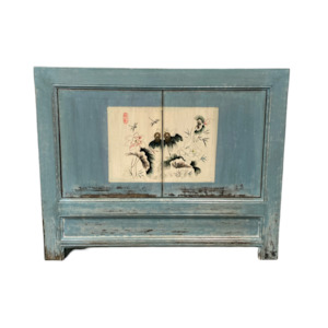 Oriental Painted Cabinet