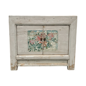 Oriental Painted Cabinet