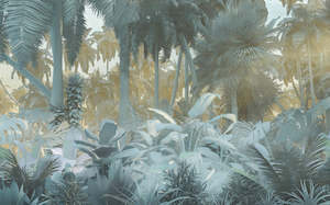 Mural: Photo Mural Wallpaper - Misty Jungle