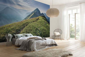 Photo Mural Wallpaper - Green Mountains