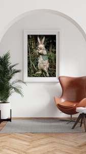 Banging Bunny - Fine Art Print A2 - SALE STOCK