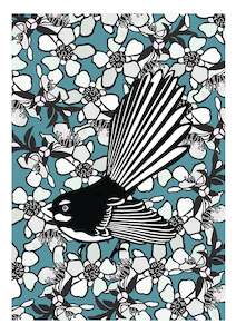 Piwakawaka Fantail - Fine Art Print