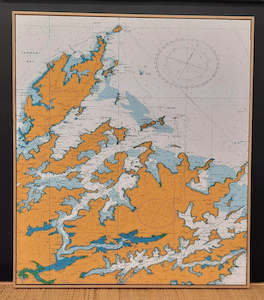 Nautical Chart Maps Art Prints - Home Decor Items