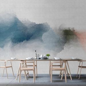 Murals 1: Daydream Cloud  - Blue/Orange - SALE