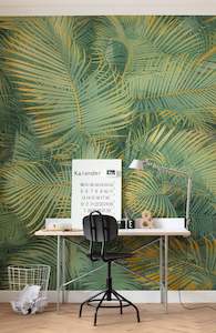 Photo Mural Wallpaper - Neon Ferns