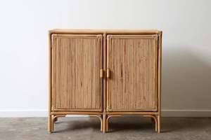 Pencil Reed 2-Door Cabinet - Natural