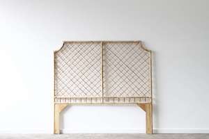 Furniture: Santa Monica Rattan Bedhead