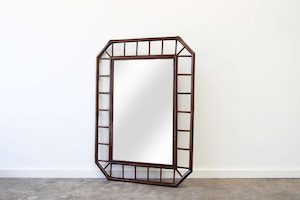 Furniture: Singapore Rattan Mirror