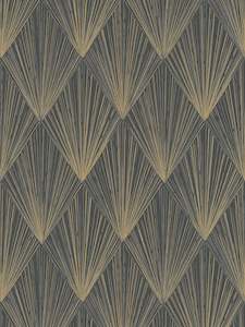 Metropolitan Stories: Metalic Moments Wallpaper  - Metallic/Black