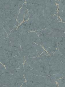 Marble Wallpaper - Blue/Creme/Green