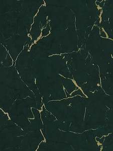 Marble Wallpaper - Green/Metallic