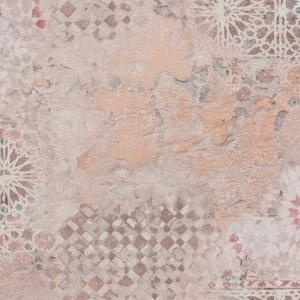 Metropolitan Stories: Barcelona Mosaic Wallpaper - Brown - Orange