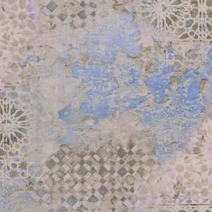 Barcelona Mosaic Wallpaper - Beige- Brown Blue