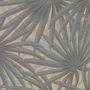 Metropolitan Stories: Marrakech Palms Wallpaper - Grey/Metallic