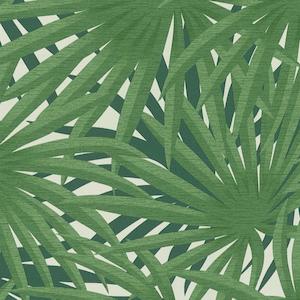 Metropolitan Stories: Marrakech Palms Wallpaper - Green/Metallic/White