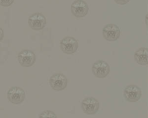 Medusa Heads Wallpaper (Versace 3 Collection) - Grey