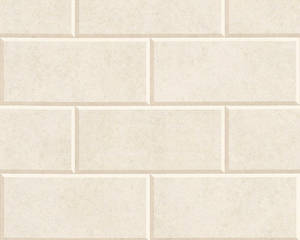 Solid Bricks Wallpaper (Versace 3 Collection) - Off White