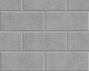 Solid Bricks Wallpaper (Versace 3 Collection) - Grey