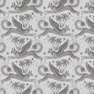 Instock Wallpaper: Lynx by Emma Shipley Wallpaper - Nude