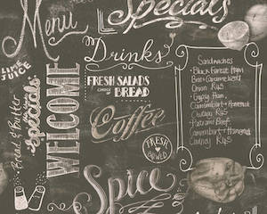 Staff Picks 1: Menu Wallpaper - Peel and Stick