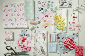 Clearance: Cath Kidston Climbing Blossom Fabric - Clearance