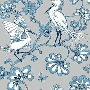 Egrets Florence Broadhurst Wallpaper - 5 Colours