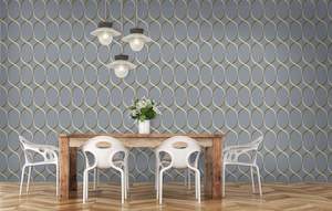 Crossover Lattice Florence Broadhurst Wallpaper