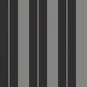 Axel Stripe Wallpaper - Black