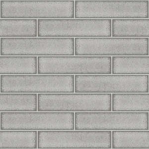 A4 Sample Celadon Gloss Tile Wallpaper - Grey