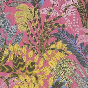 As Creation: Sample Capetown Jungle Wallpaper - Pink