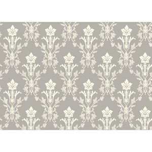 Floral Hughes Wallpaper - Grey