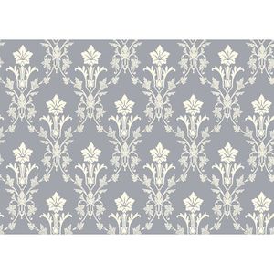 Duro: Floral Hughes Wallpaper - Blue