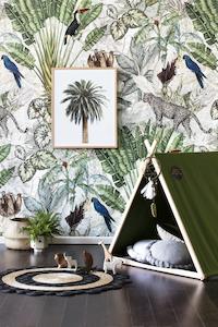 Jungle Hybrid Wallpaper Mural - Jimmy Cricket