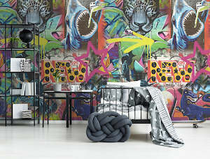 Designer: Graffiti - Hybrid Mural wallpaper