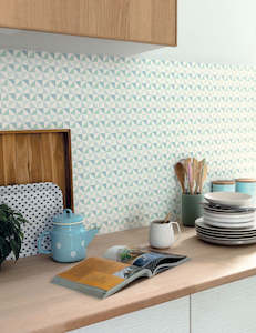 Orange: Spaces Shapes Wallpaper - discontinuing - 3 Colours