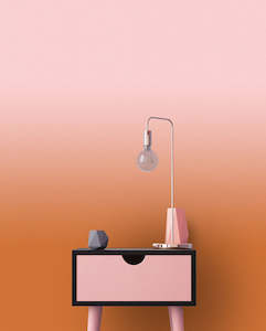 Colour Studio Ombre  - Pink/Orange - Custom Sized Wallpaper Mural (per m2)