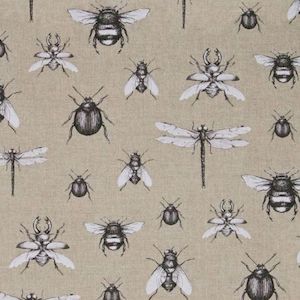 Beige Entomology Fabric -Half Price Sale