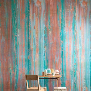 Piet Hein Eek 'Spoiled Copper' wallpaper - Spoiled Copper