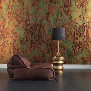 Piet Hein Eek 'Spoiled Copper' wallpaper - Spoiled Copper Metallic