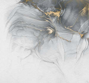 Photo Wallpaper Mural - Raw Ink Gold Fluid