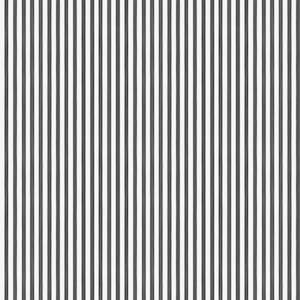 Closet Stripes Wallpaper - Black & Off White