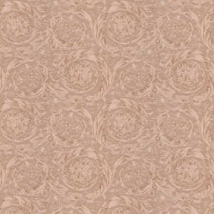 Versace Floral Garland Wallpaper - Copper Pink