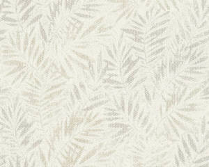 Silver Wallpaper: Don't Leaves Me Wallpaper (Metropolitan Stories 3 Collection) - Silver/White