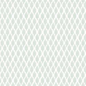 Dun Diamond Leaves Wallpaper - Green