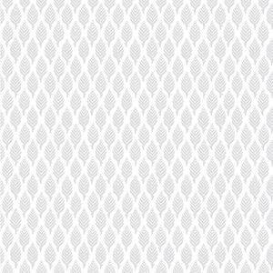 Dun Diamond Leaves Wallpaper - Grey