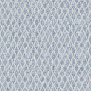 Dun Diamond Leaves Wallpaper - Blue